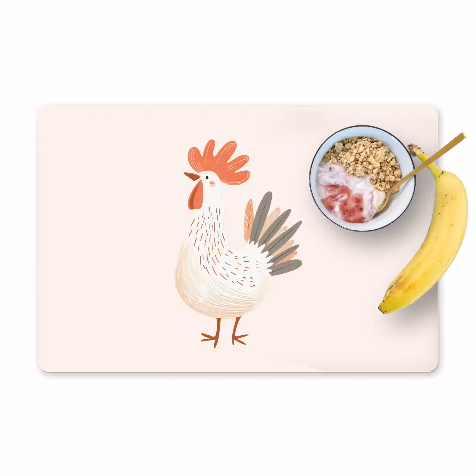 Tischset - 6 Stück - Huhn - Bauernhof - Tiere - 6 Stück — 1