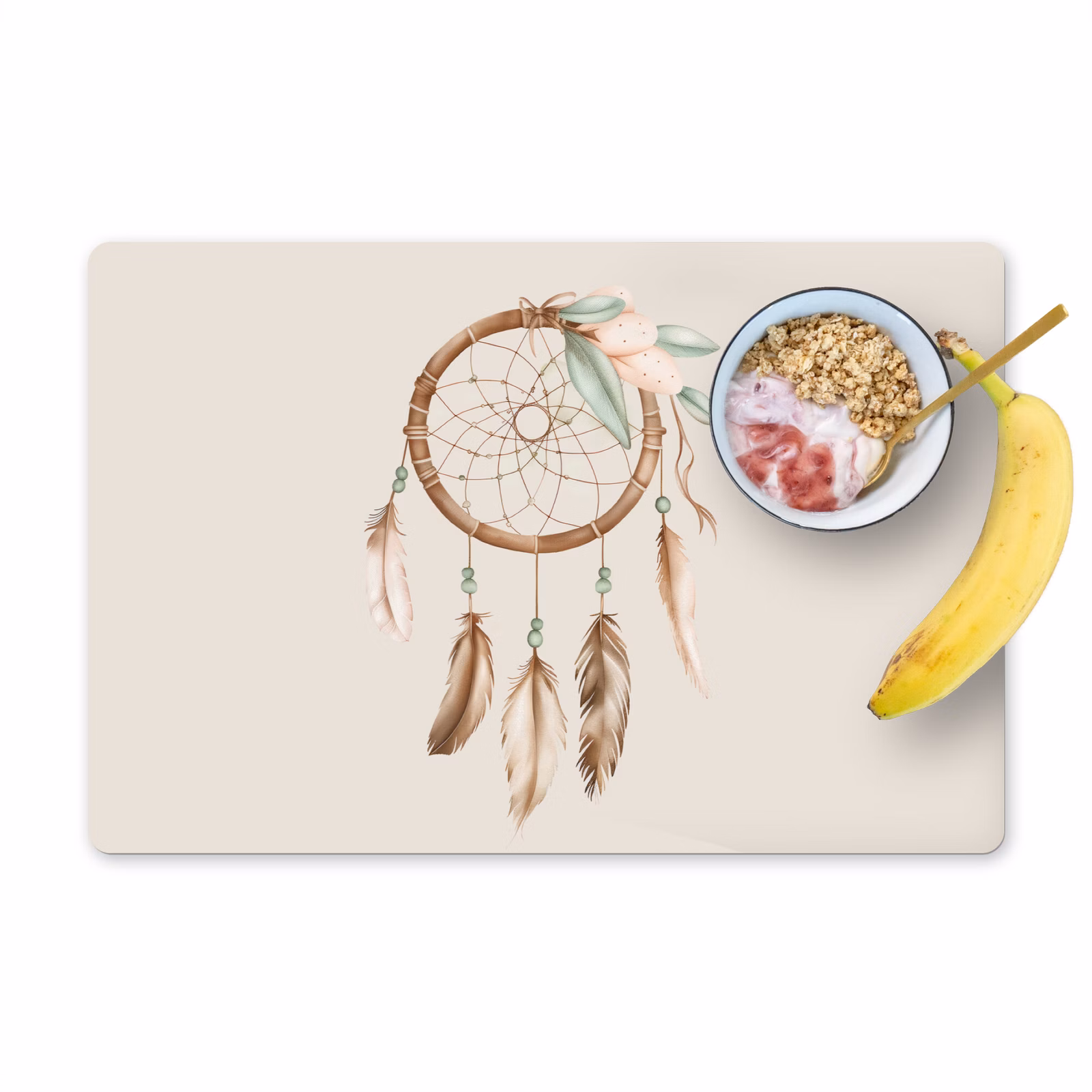 Tischset - 6 Stück - Traumfänger - Bohème - Boho - Pastellfarben - 6 Stück — 1
