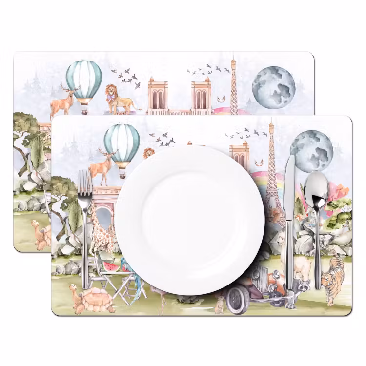 Tischset - 6 Stück - Magische Weltreise - 6 Stück — 2