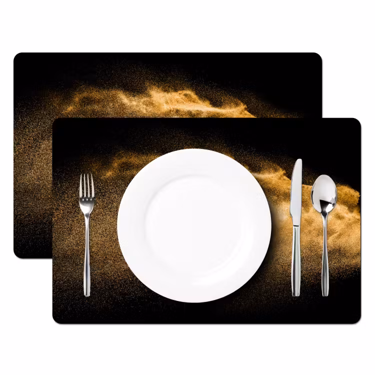 Tischset - Goldener Nebel - 6 Stück — 2