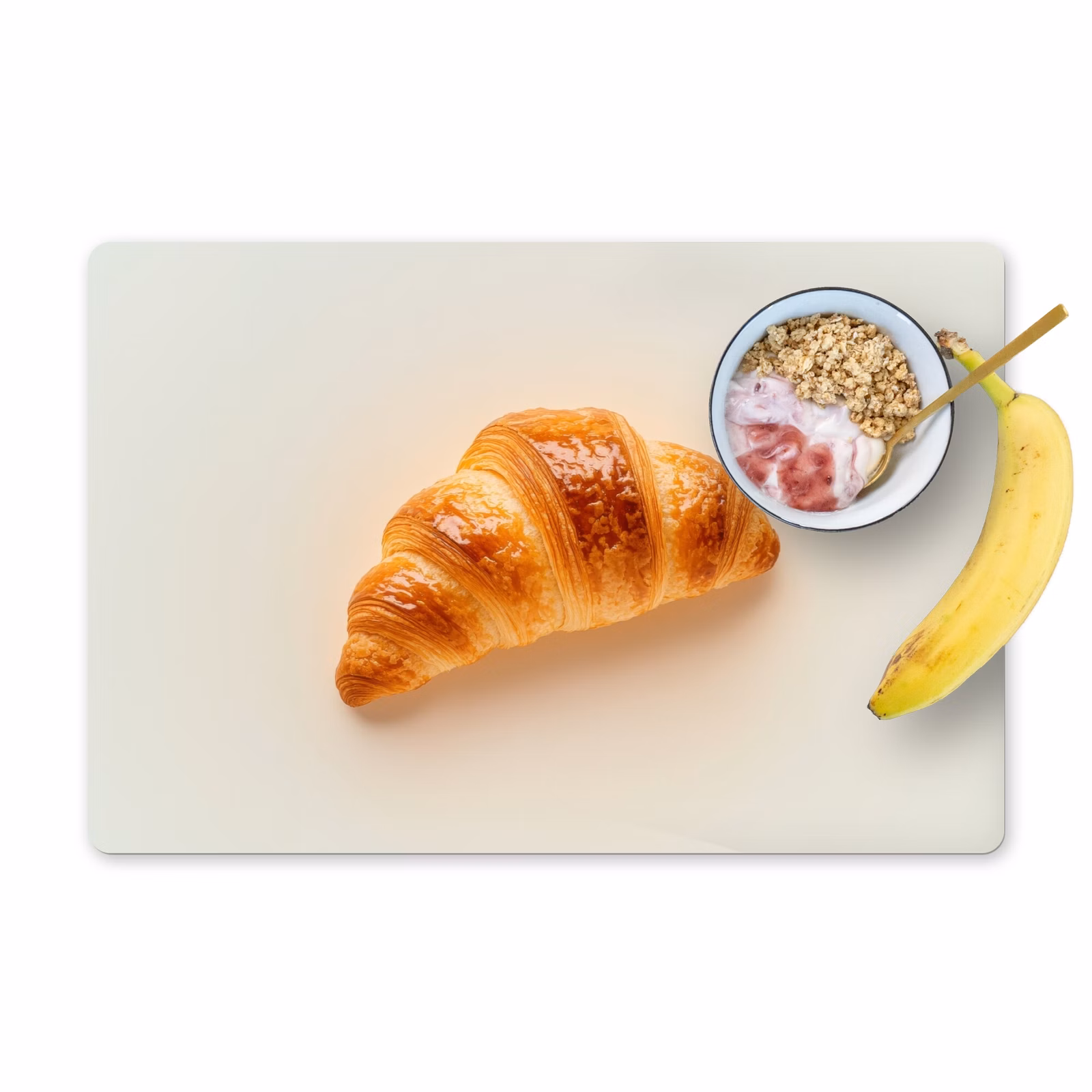 Tischset - Croissant - Brot - Beige - 6 Stück — 1