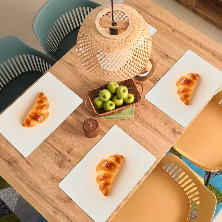 Tischset - Croissant - Brot - Beige - 6 Stück — 3