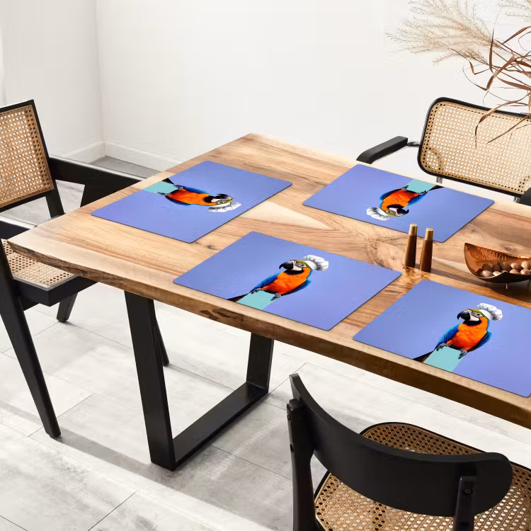 Tischset - Papagei - Kochmütze - Vogel - Schön — 4