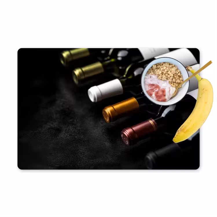 Tischset - Wein - Flaschen - Vielfalt - Geschmacksrichtungen - 6 Stück — 1