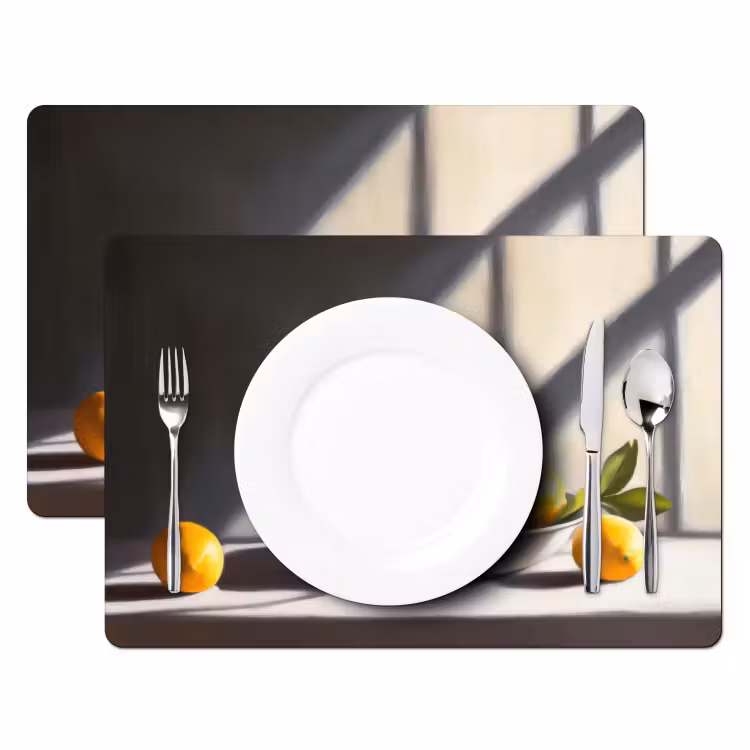 Tischset - Zitronen - Stilleben - Gelb - 6 Stück — 2