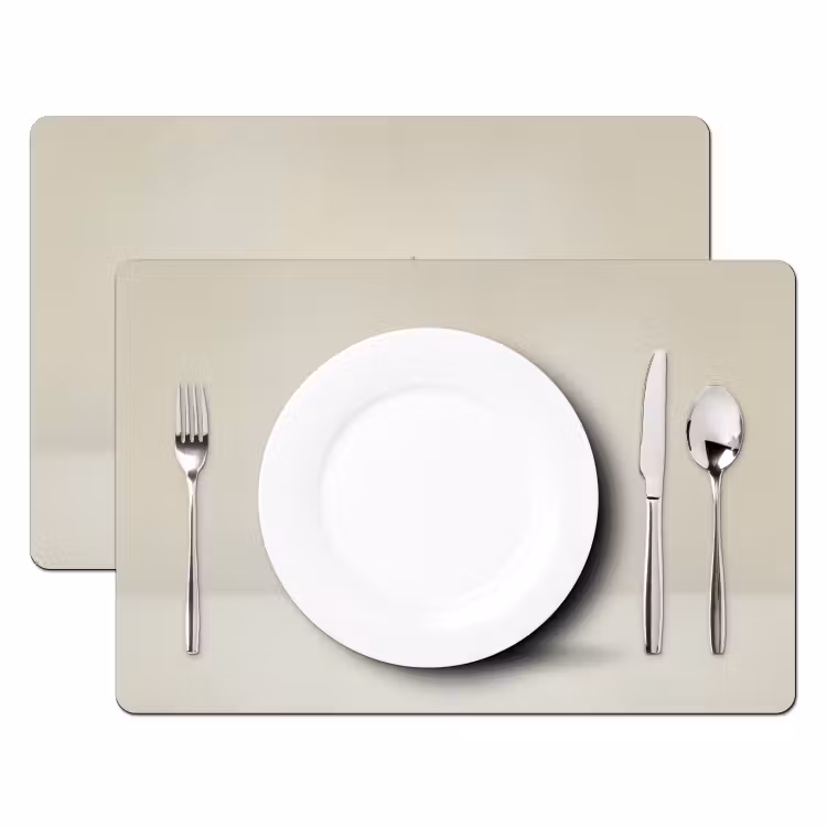 Tischset - Knoblauch - Natürlich - Beige - 6 Stück — 2
