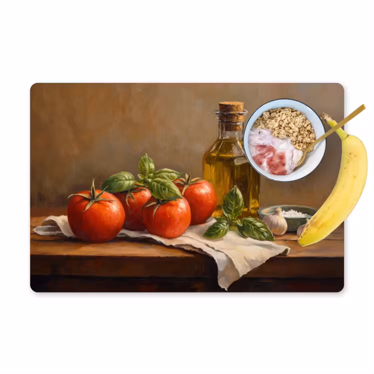 Tischset - Tomaten - Olivenöl - Stilleben - 6 Stück — 1