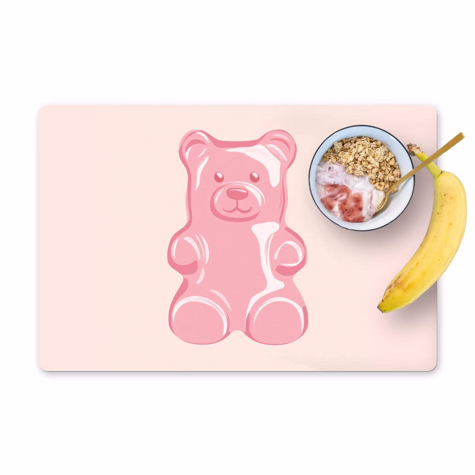 Tischset - Bär - Rosa - Bonbon - 6 Stück — 1