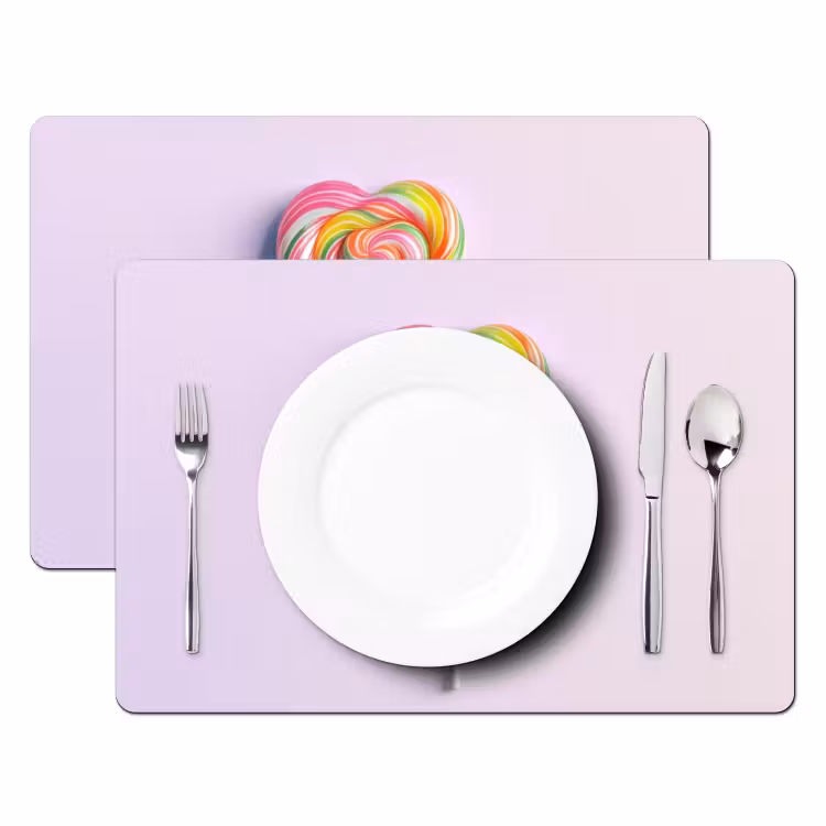 Tischset - Herz - Lutscher - Bonbon - 6 Stück — 2