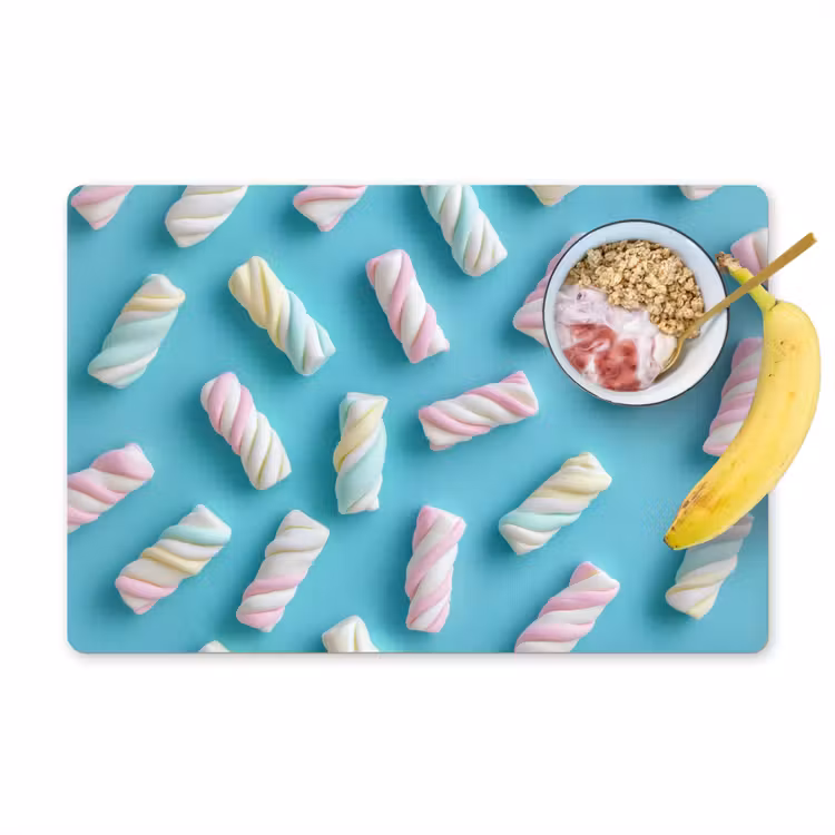 Tischset - Speck - Pastell - Bonbon - Blau - 6 Stück — 1