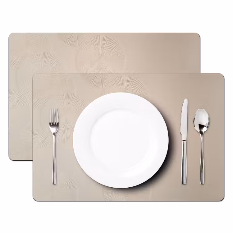 Tischset - 6 Stück - Japandi - Beige - Modern - 6 Stück — 2