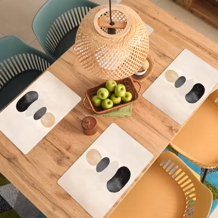 Tischset - 6 Stück - Japandi - Wabi sabi - Beige - 6 Stück — 3