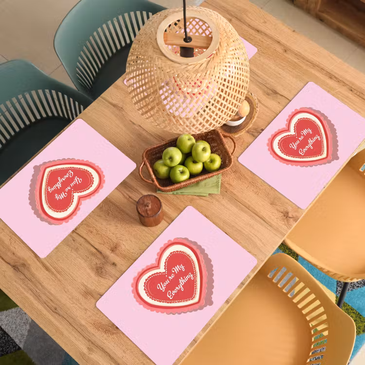 Tischset - Liebe - Herz - Valentinstag - 6 Stück — 3
