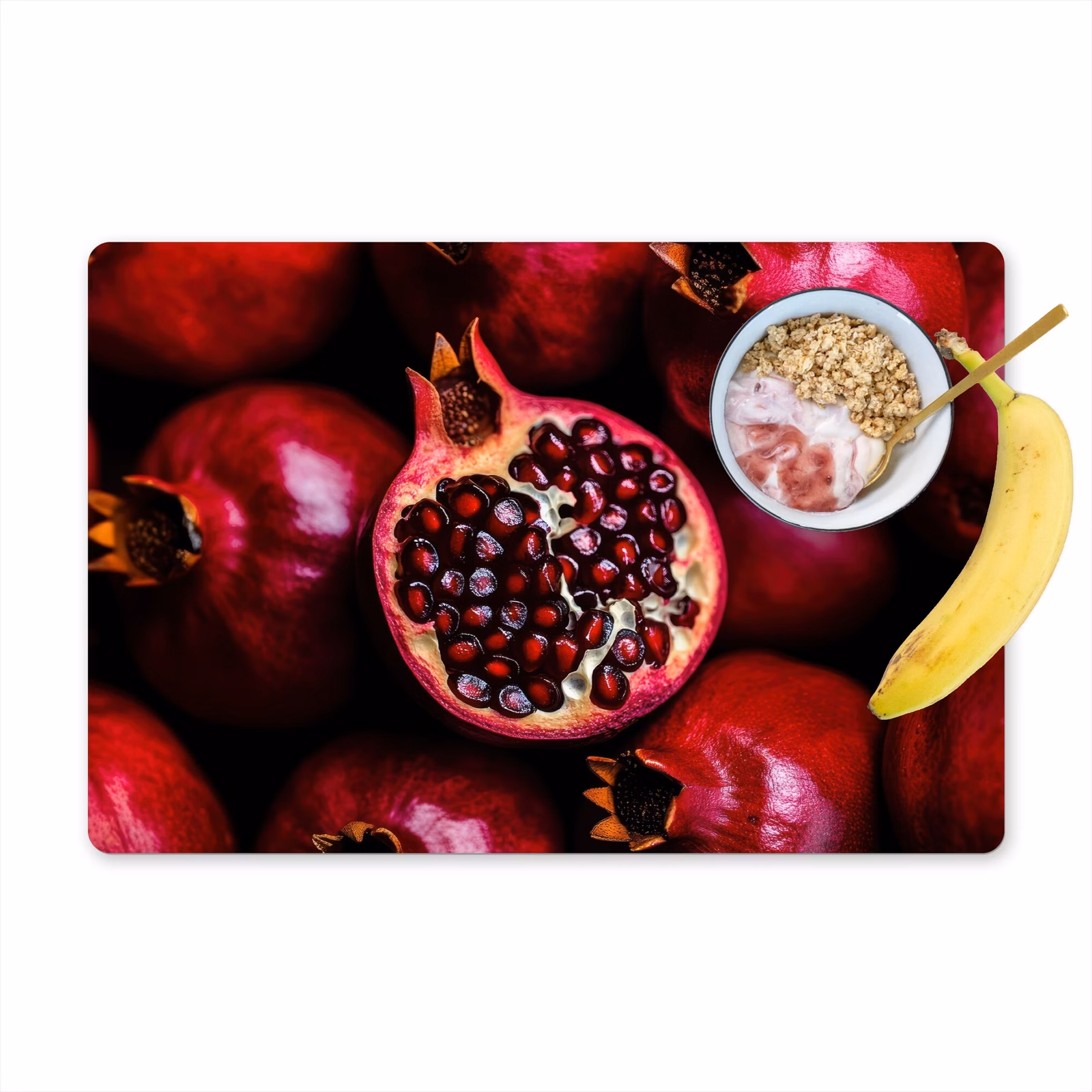 Tischset - Granatapfel - Rot - Obst — 1