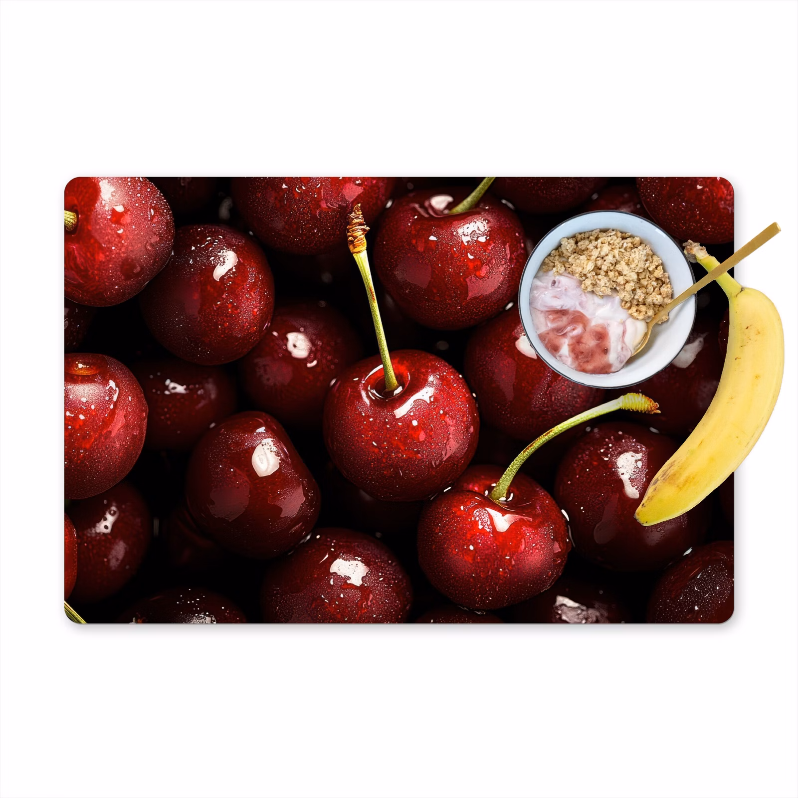 Tischset - Rot - Obst - Kirsche — 1