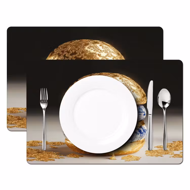 Tischset - Delfter Blau - Gold - Citizen - 6 Stück — 2