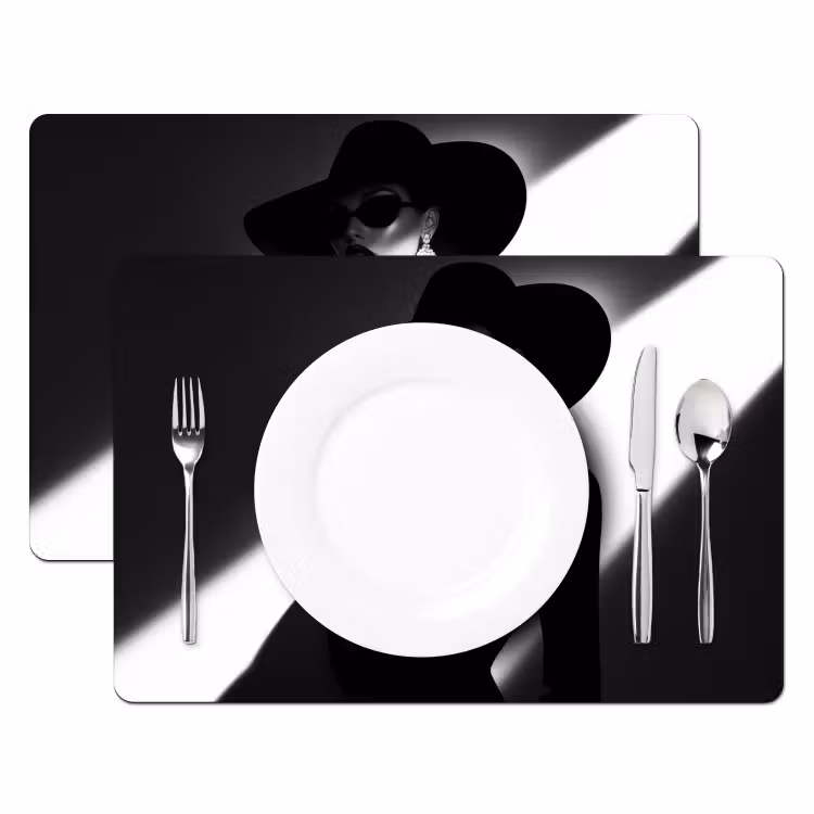 Tischset - Frau - Wein - Chic — 2