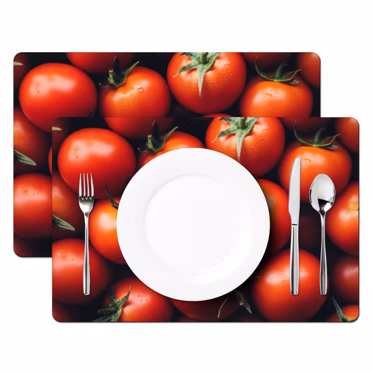 Tischset - Gemüse - Rot - Tomaten — 2