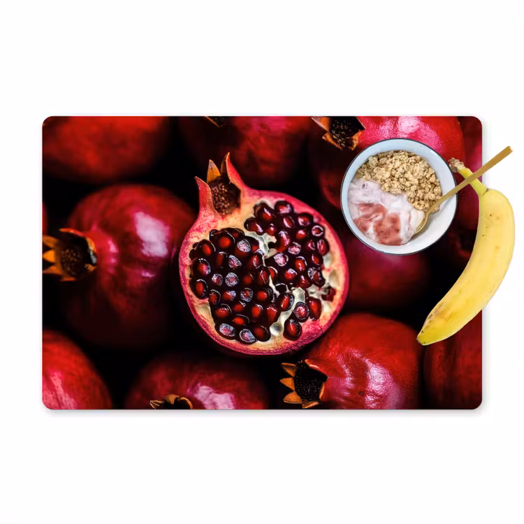 Tischset - Granatapfel - Rot - Obst — 1