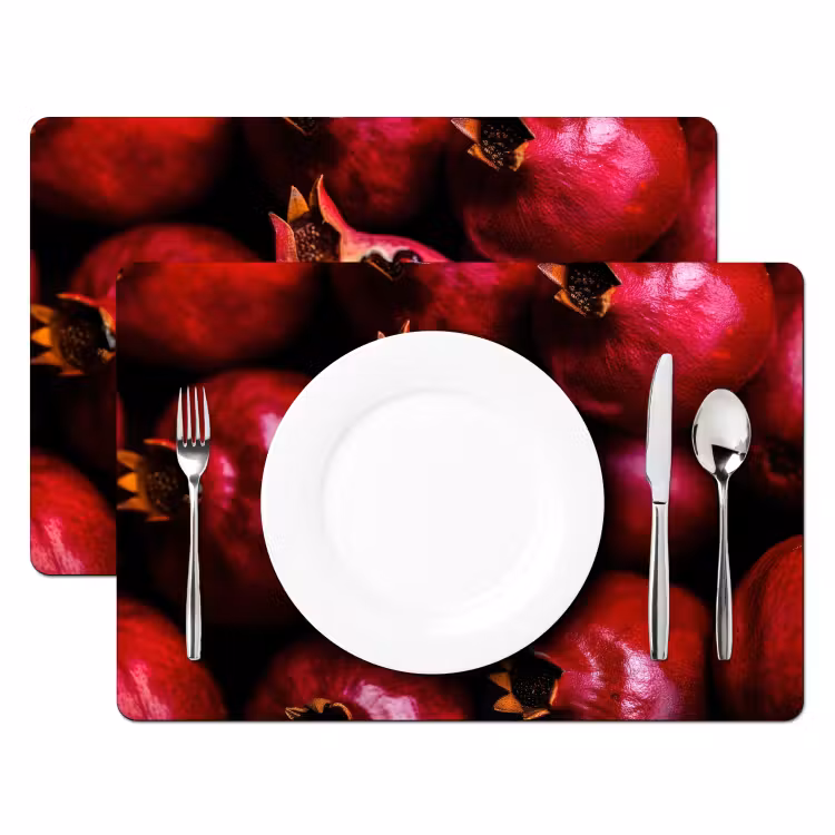 Tischset - Granatapfel - Rot - Obst — 2