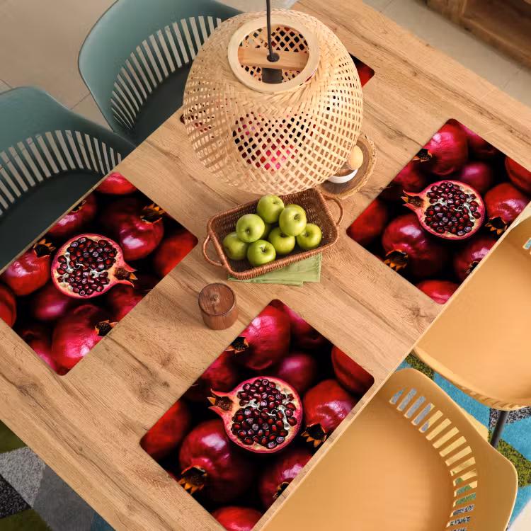 Tischset - Granatapfel - Rot - Obst — 3