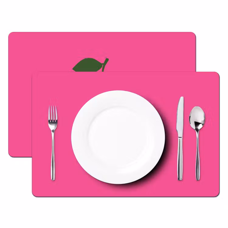 Tischset - Illustration - Obst - Birne - Grün - 6 Stück — 2