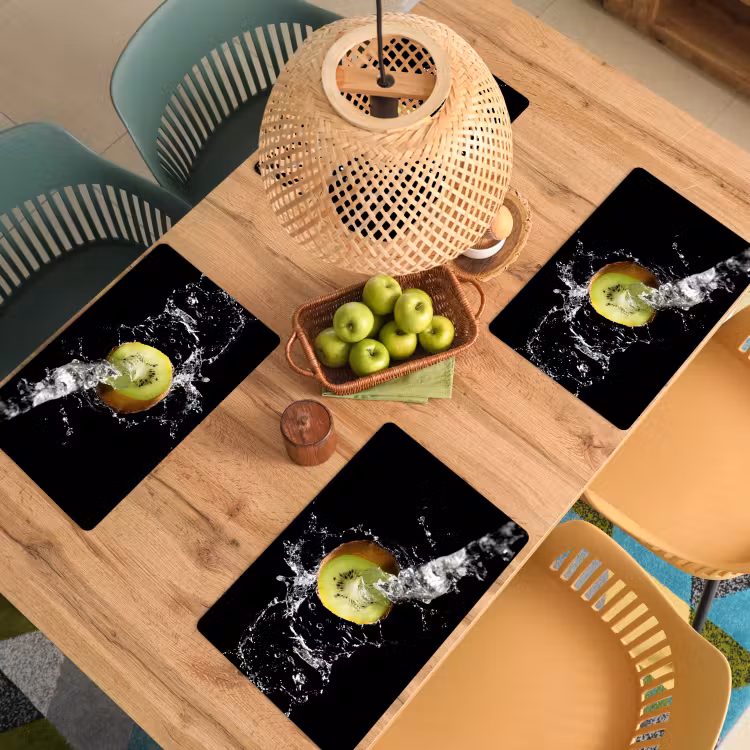 Tischset - Kunstwerk Kiwi im Wasser — 3