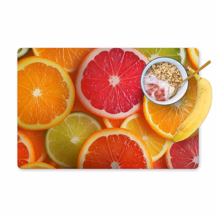 Tischset - Obst - Bunt - Nahaufnahme — 1
