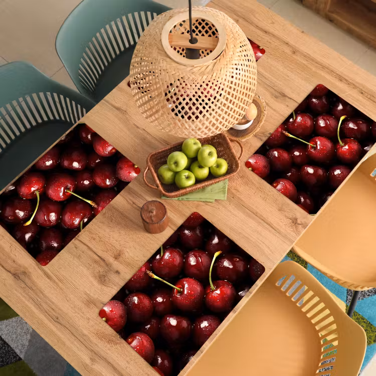 Tischset - Rot - Obst - Kirsche — 3