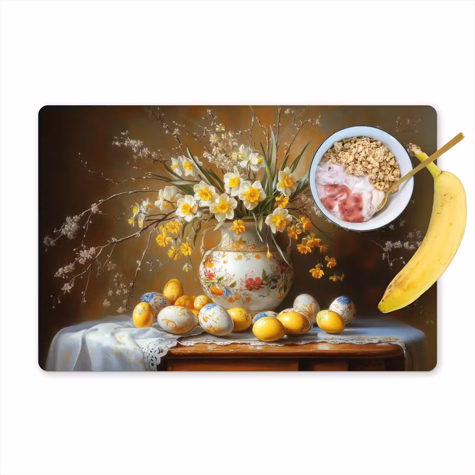 Tischset - 6 Stück - Ostereier - Stillleben - Vase - 6 Stück — 1