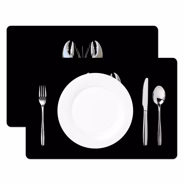 Tischset - Hummer - Silber - Metallisch - Luxus — 2
