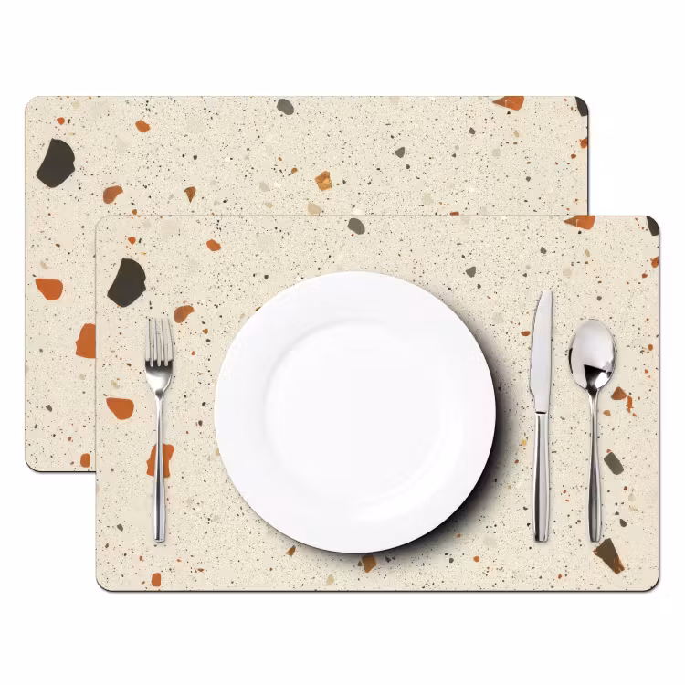Tischset - Terrazzo - Dekoration - Fliesen - Muster - 6 Stück — 2