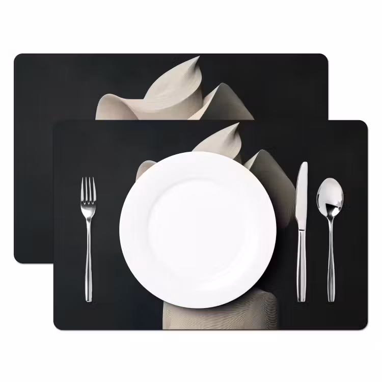 Tischset - Frau - gewellt - Hut — 2