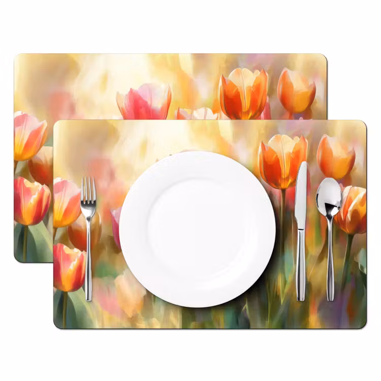 Tischset - Tulpen - Märchenhaft - Farbenfroh — 2