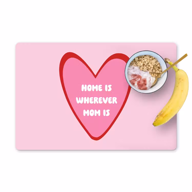 Tischset - Zitat - Mutter - Rosa - 6 Stück — 1