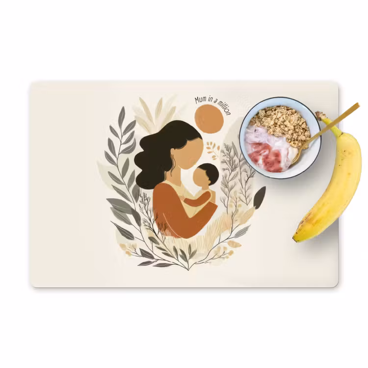 Tischset - Illustration - Zitat - Mutter - 6 Stück — 1