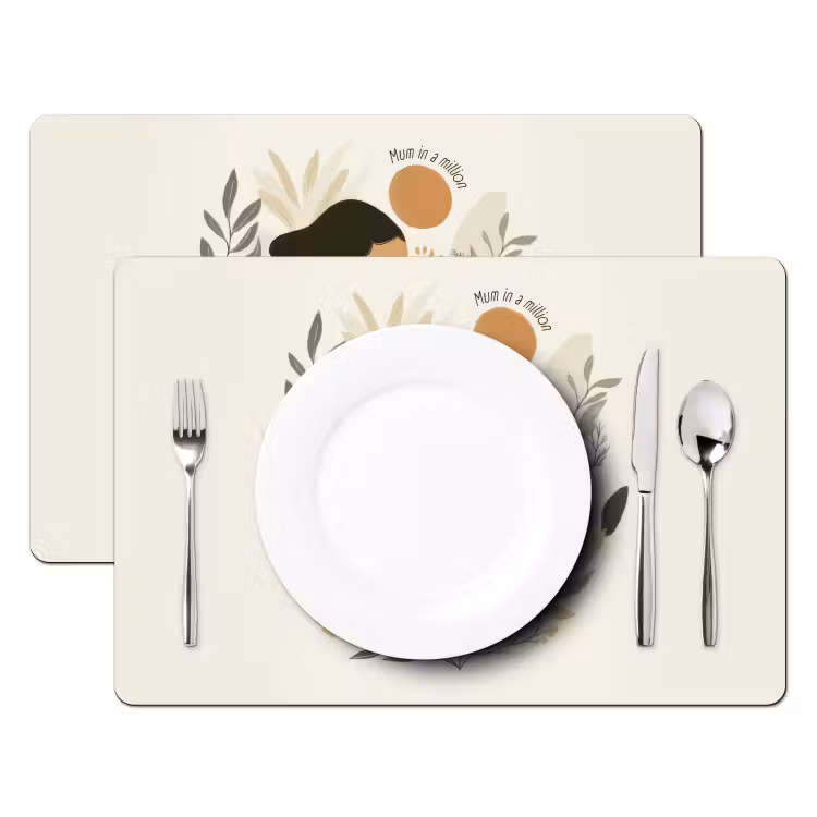 Tischset - Illustration - Zitat - Mutter - 6 Stück — 2