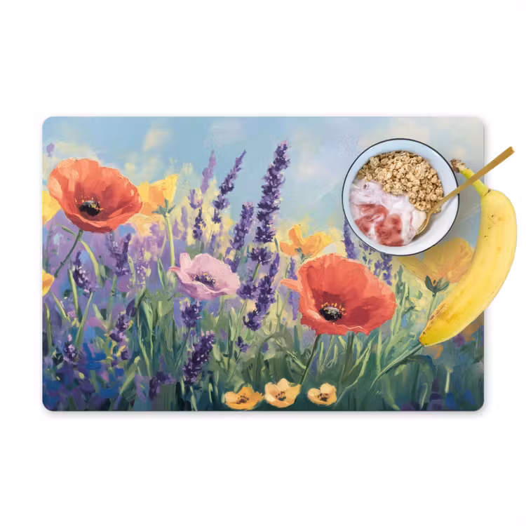 Tischset - Wiese - Blumen - Farbenfroh — 1