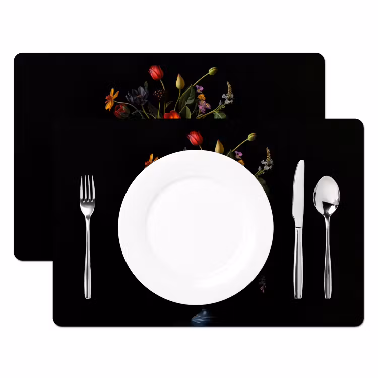 Tischset - Blumen - Beeren - Klassisch — 2