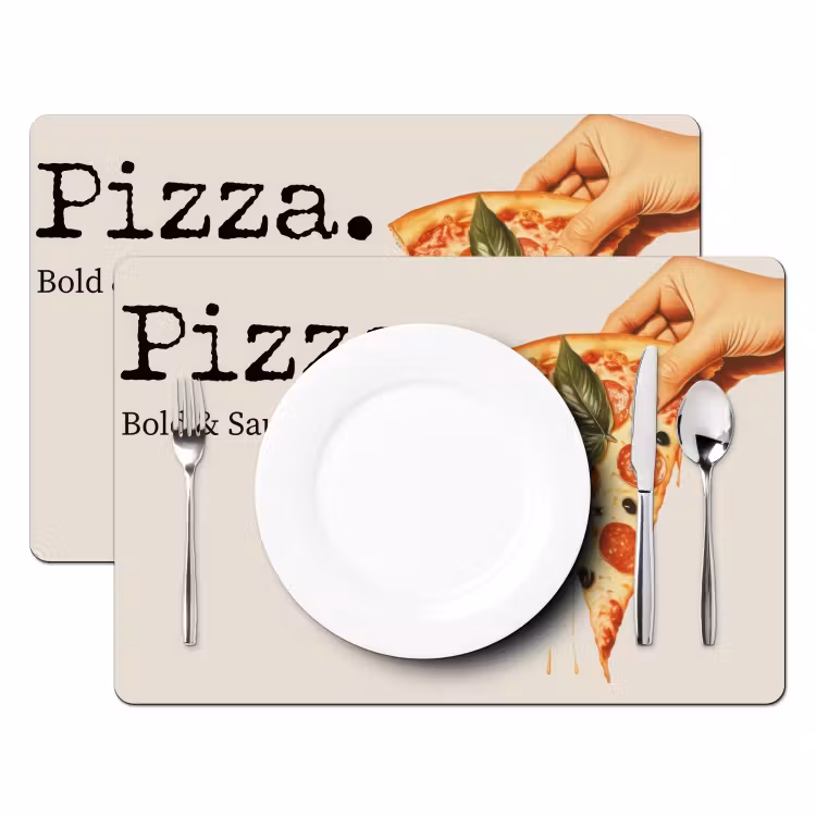 Tischset - Pizza - Käse - Peperoni — 2