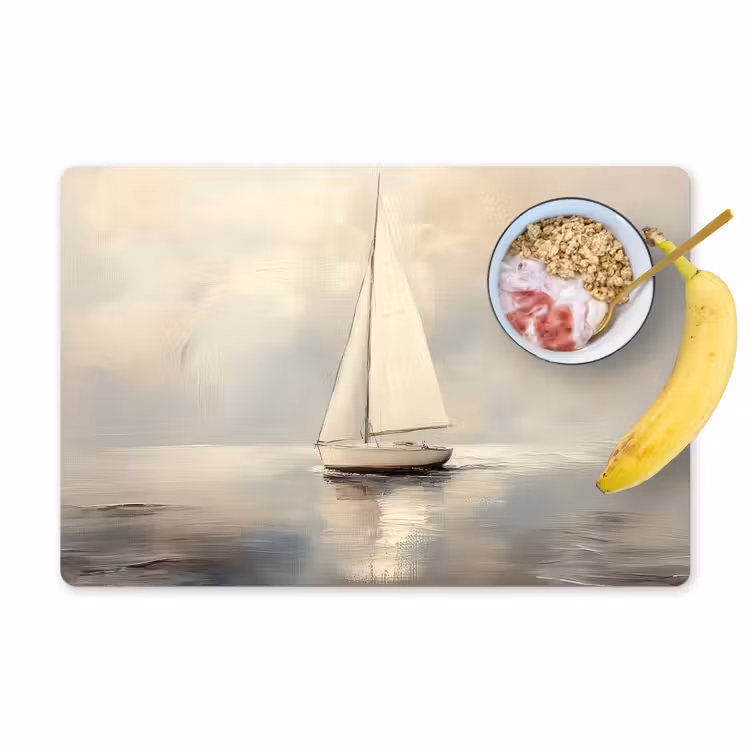 Tischset - Segelschiff - Meer - Bewölkt — 1