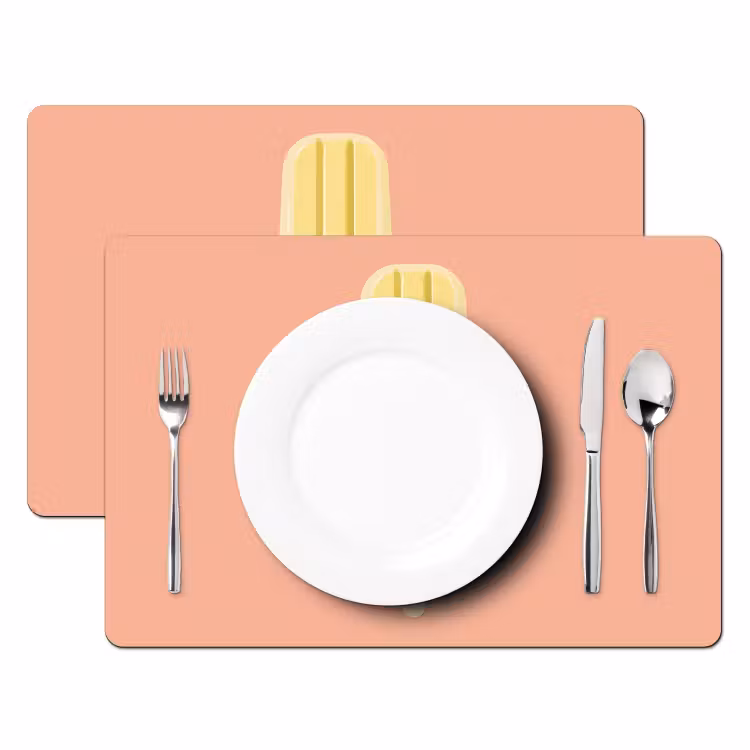 Tischset - Wassereis - Pastelltöne - Minimalistisch - 6 Stück — 2