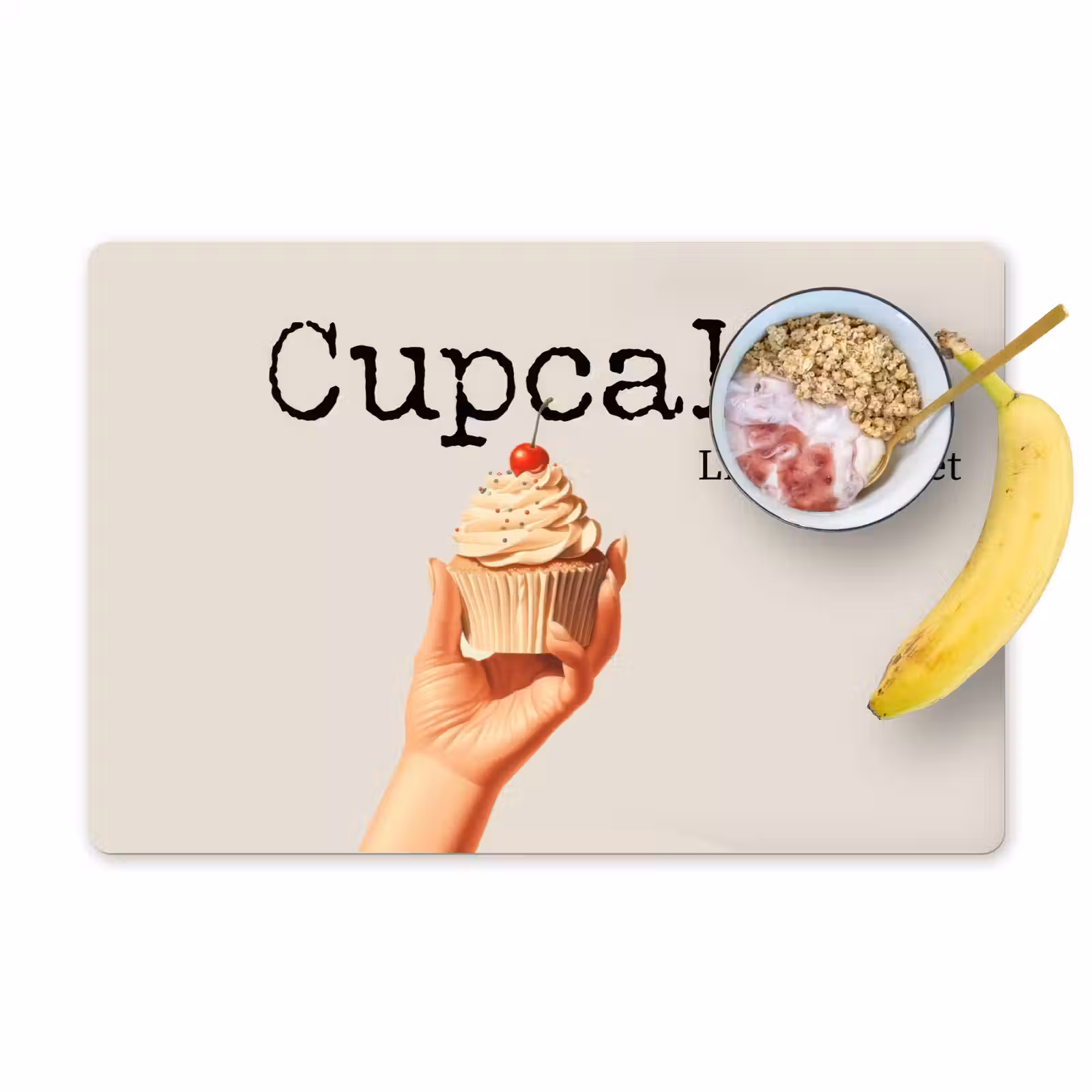 Tischset - Cupcake - Süß - Kirsche — 1