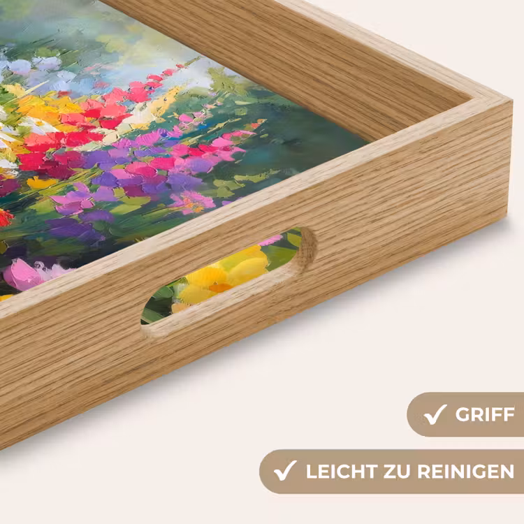 Tablett - Sommergarten - Atmosphärisch - Blumen — 8