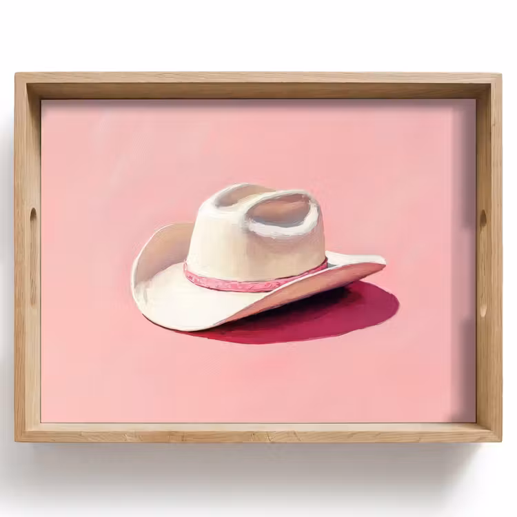 Tablett - Summers - Hut - Rosa — 1