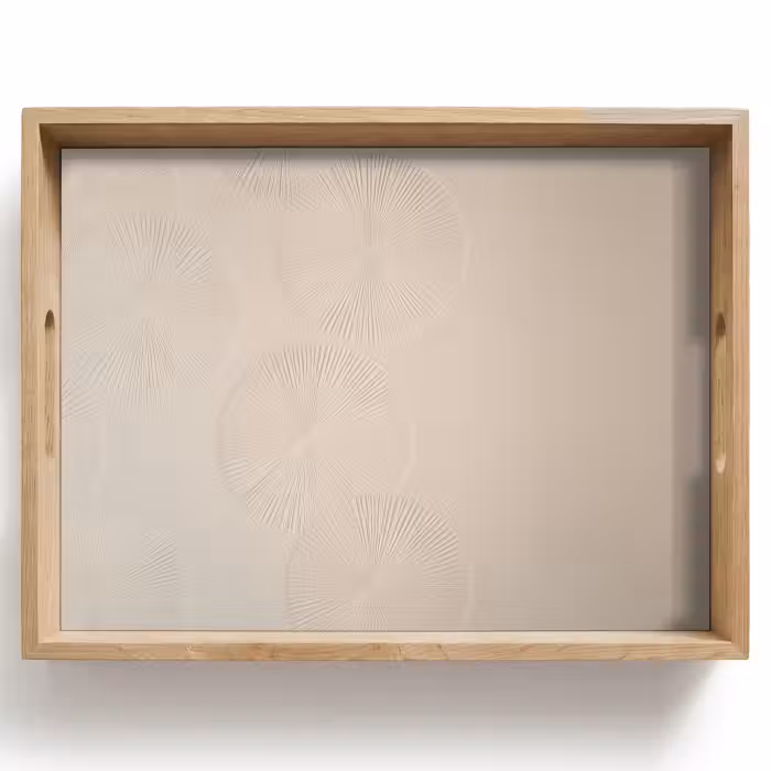 Tablett - Japandi - Beige - Modern