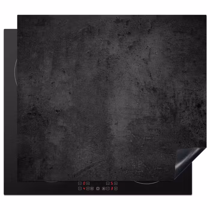 Herdabdeckplatte - Verwitterte Zementtextur